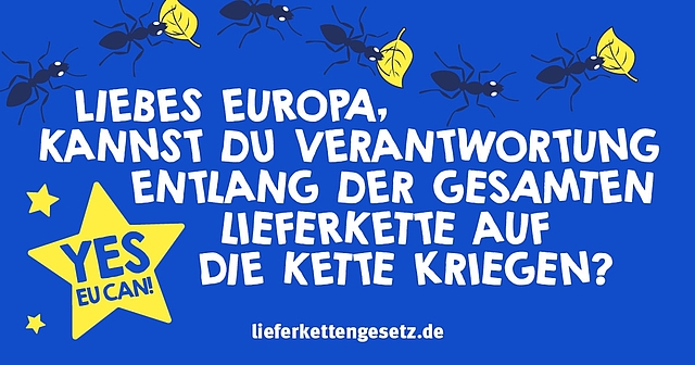 EU-Lieferkettengesetz: Yes EU can!